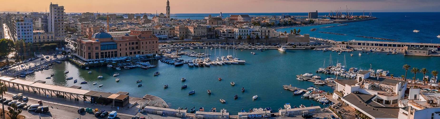 A panoramic view of Bari