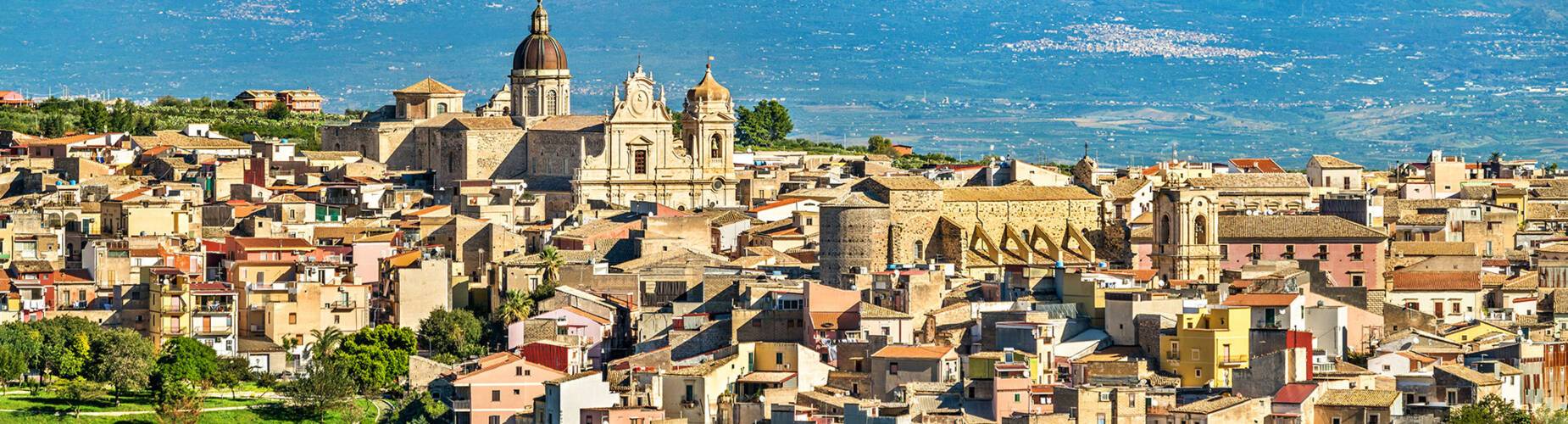 A panoramic view of Catania