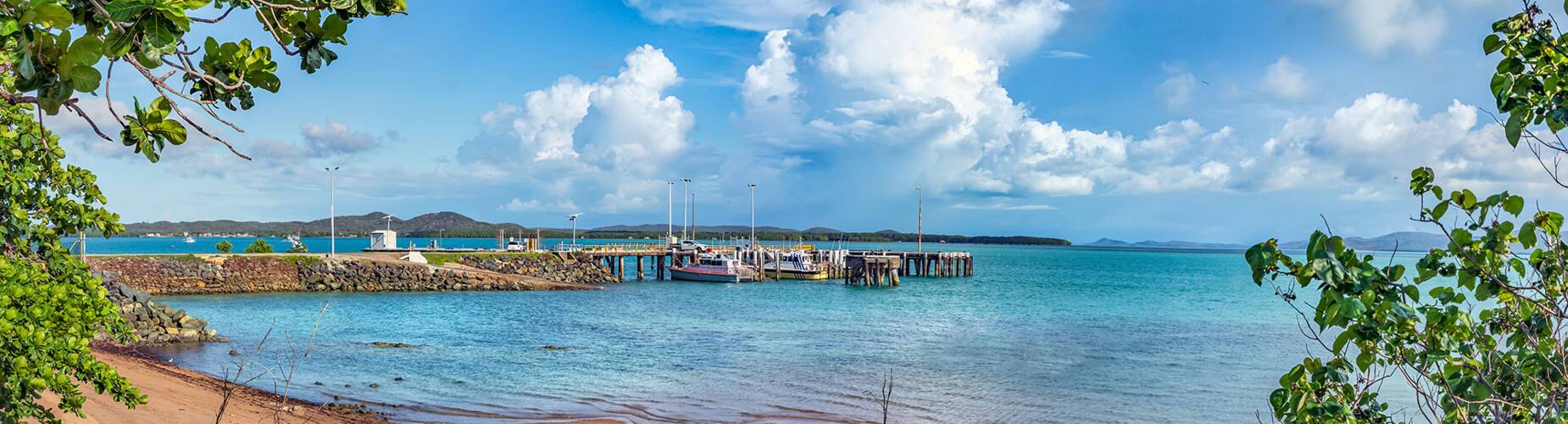 A view of Thursday Island's dock