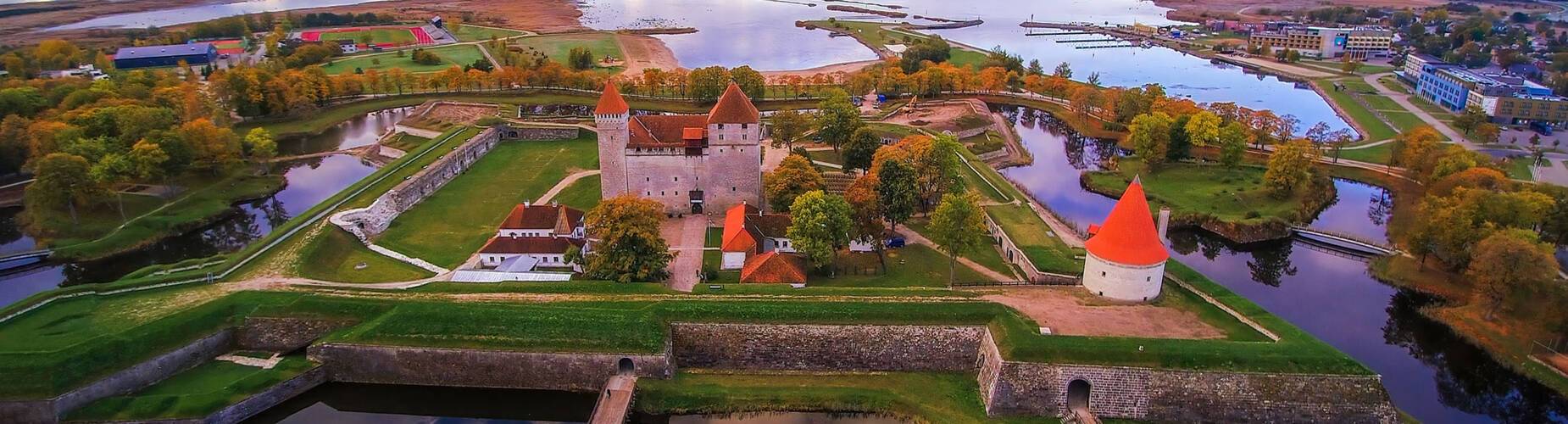 An aerial view of Saaremaa