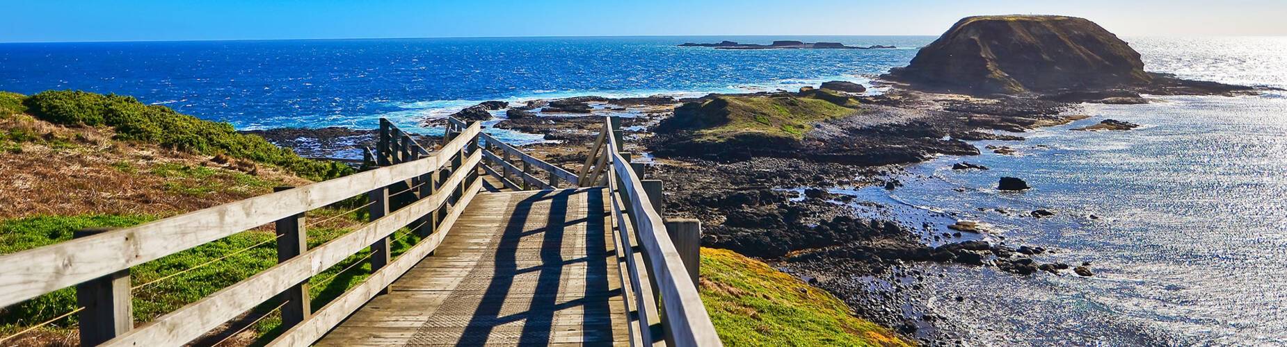 A panoramic view of Phillip Island