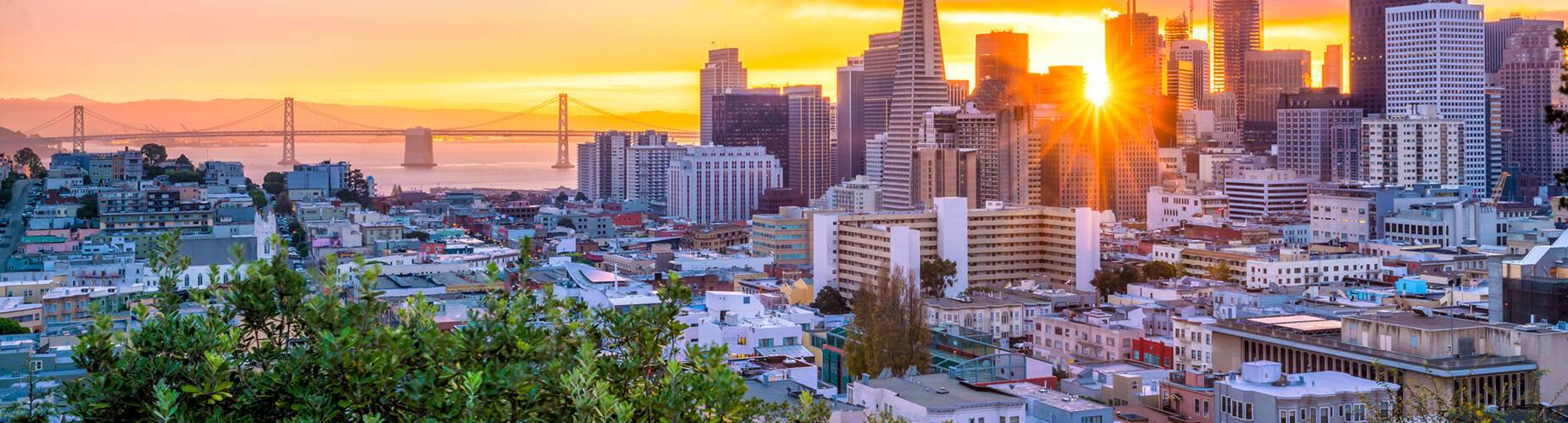 A panoramic view of San Francisco