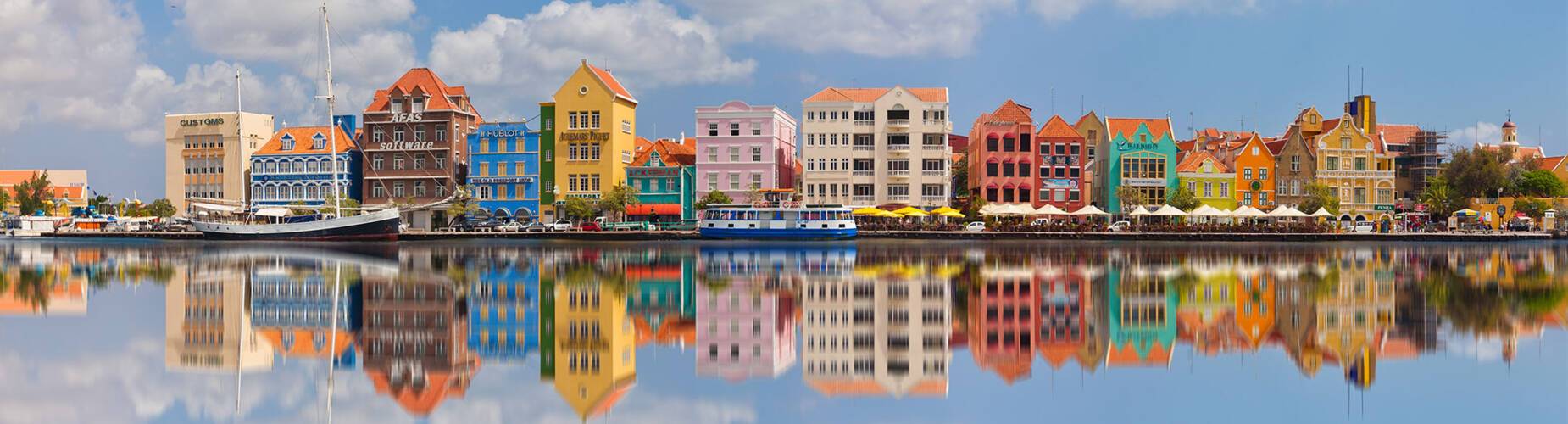A panoramic view of Willemstad