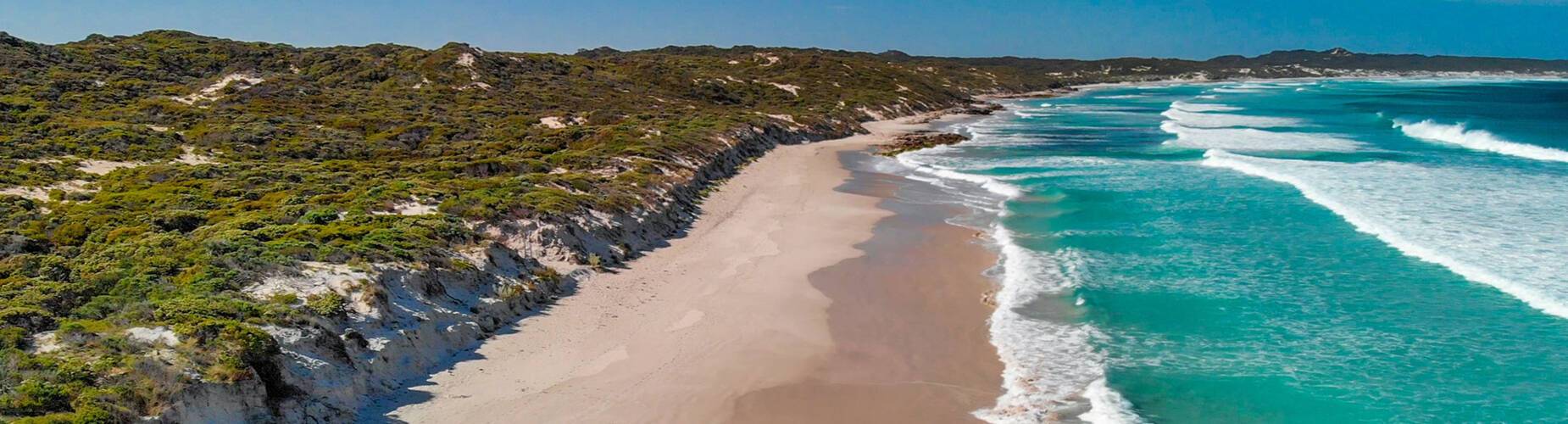 An aerial view of Kangaroo Island
