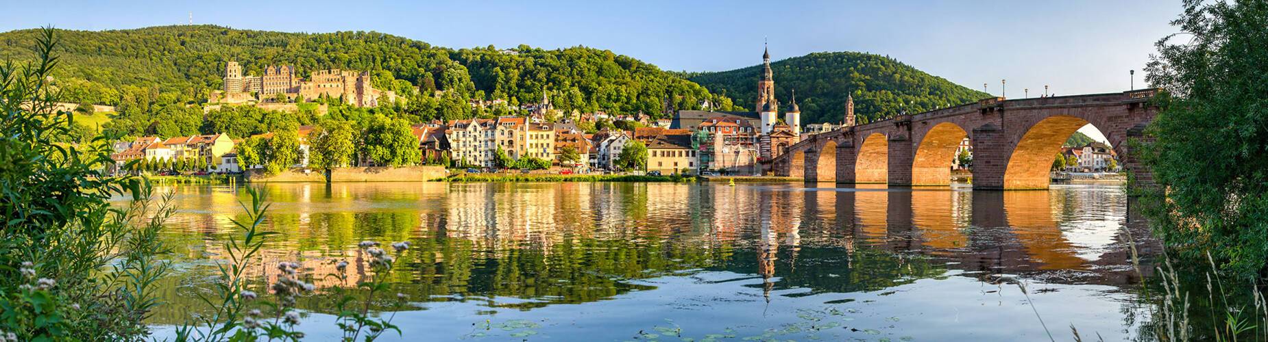 A panoramic view of Heidelberg