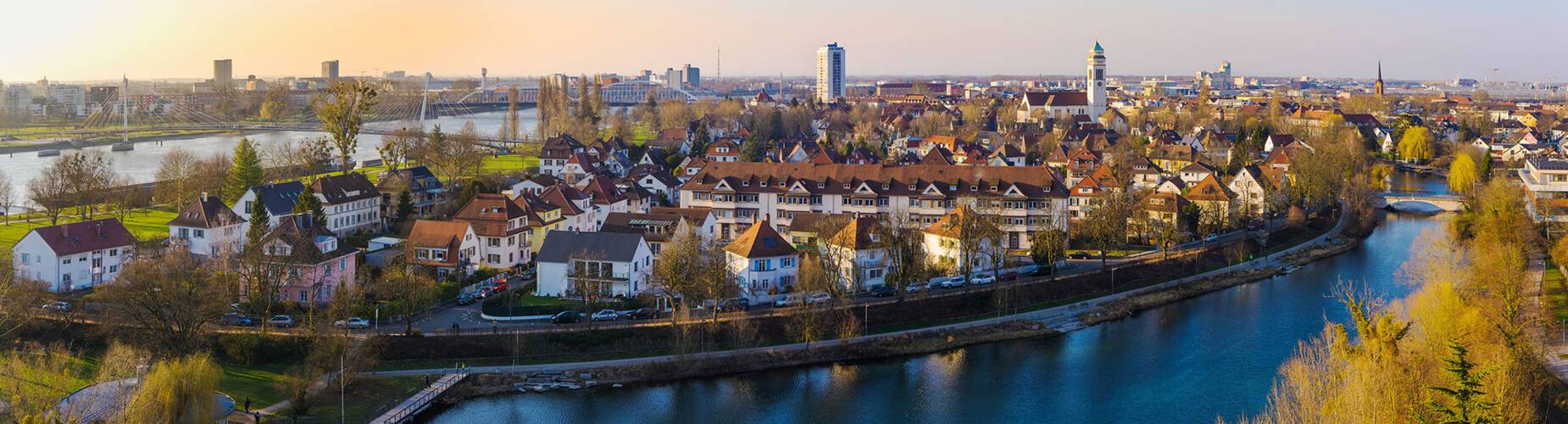 A panoramic view of Kehl