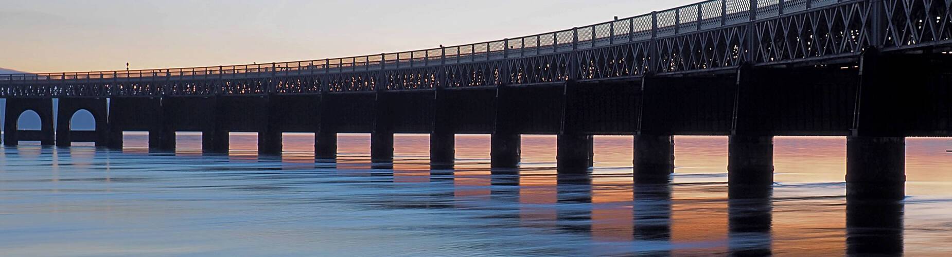 Bridge on the River Tay in Dundee