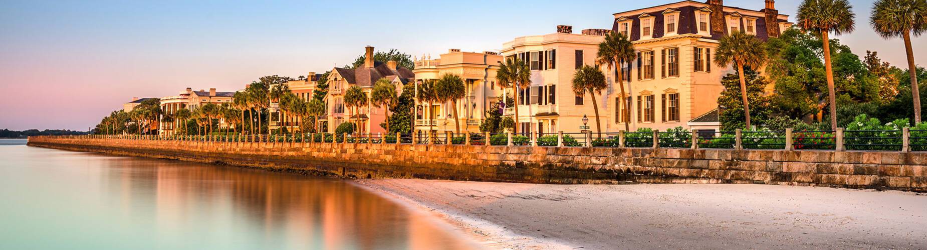 A panoramic view of Charleston