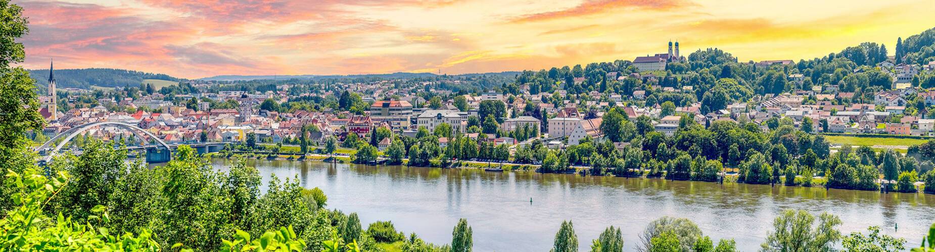 A panoramic view of Vilshofen