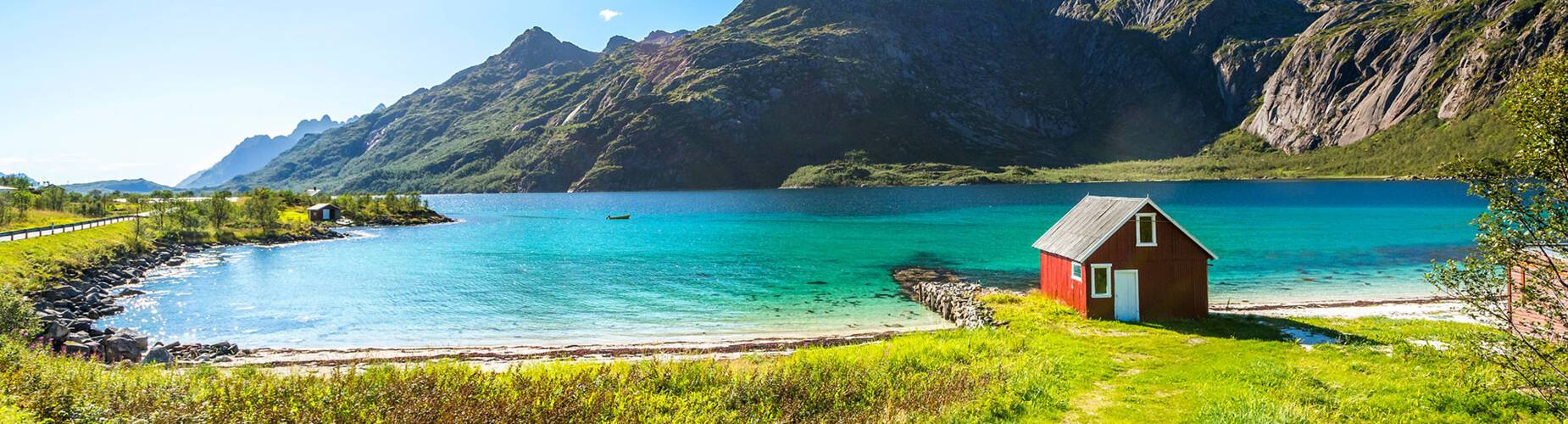 A panoramic view of Trollfjord