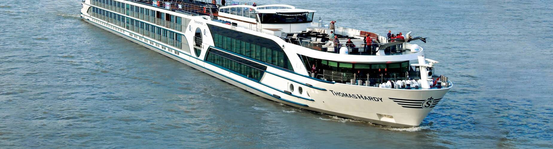 Panoramic image of MS Thomas Hardy, Riviera Travel