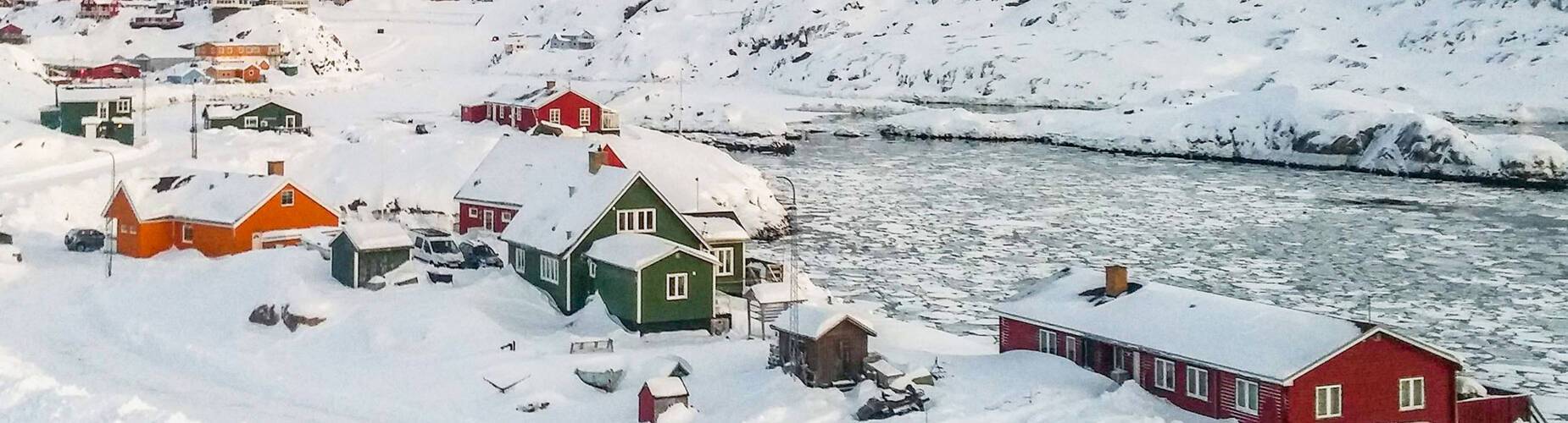 A panoramic view of Sisimiut