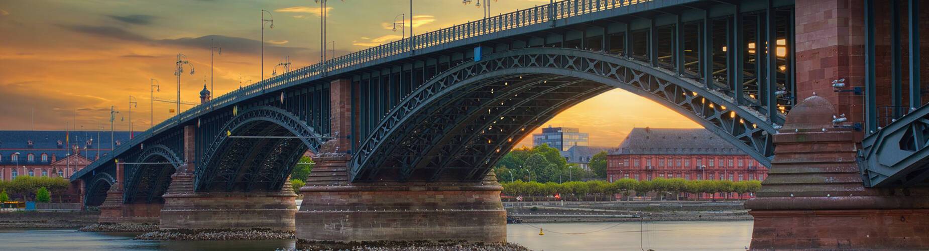 Theodor Heuss bridge in Mainz