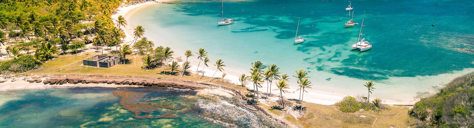 A bird's eye view of Mayreau