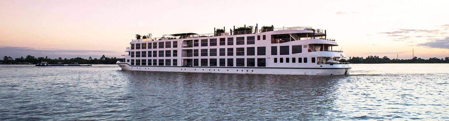 Scenic Spirit sailing along the Mekong River