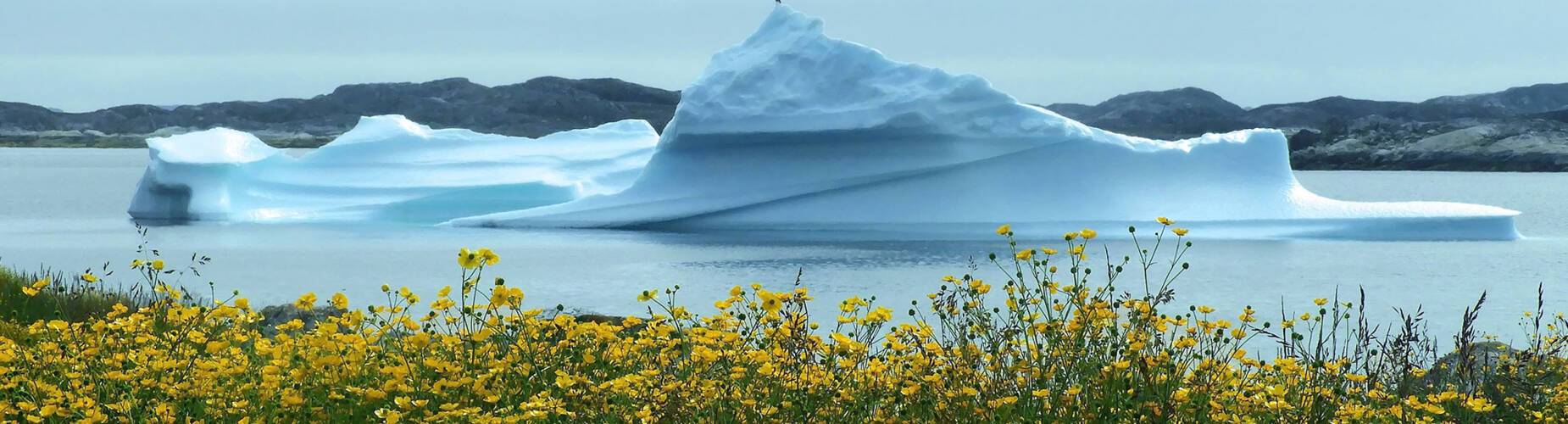 A panoramic view of Nanortalik
