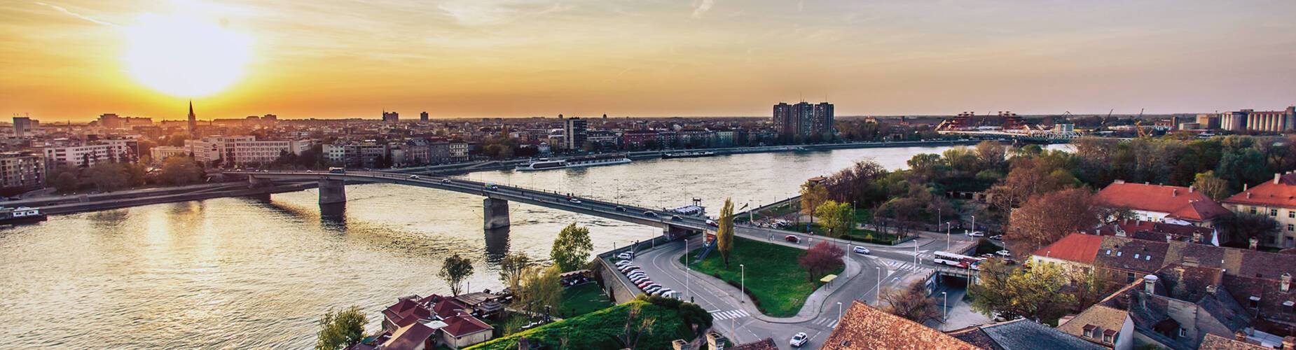 A panoramic view of Novi Sad