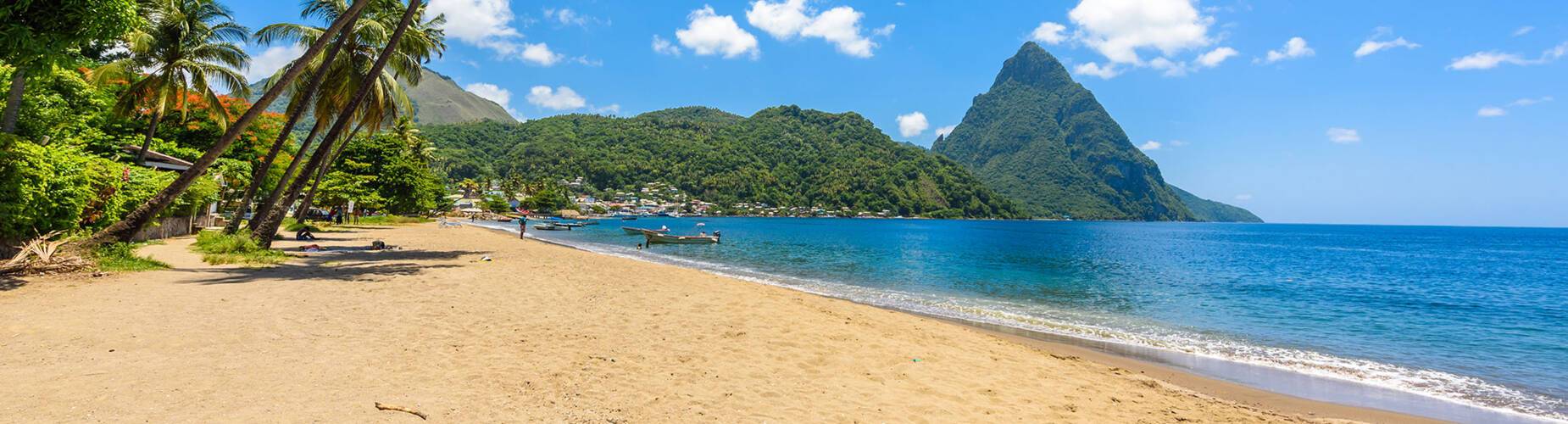 Paradise Beach in Soufrière