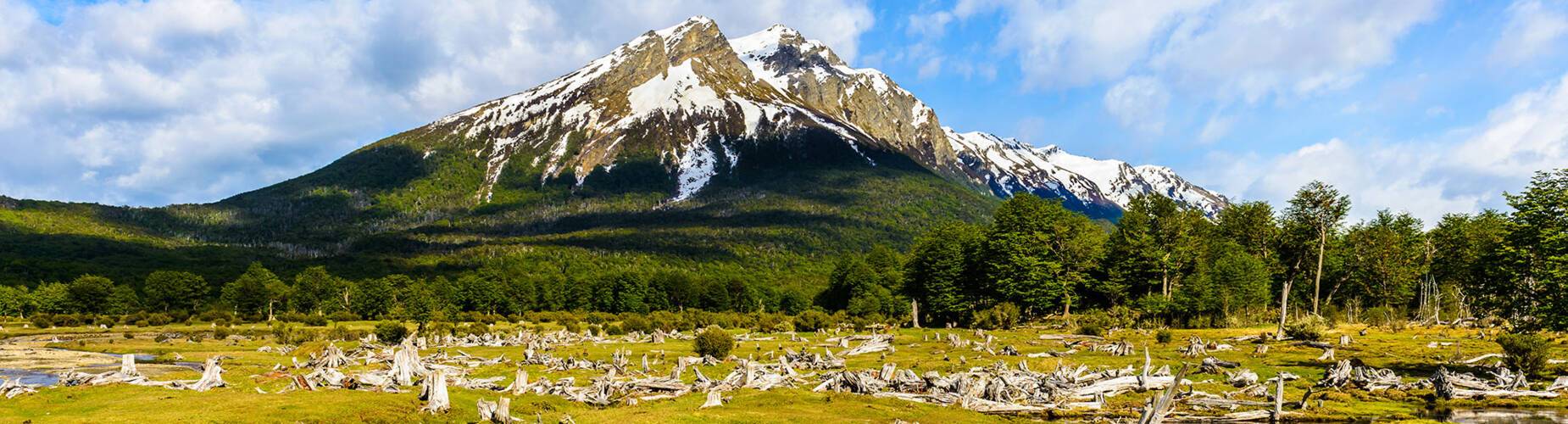 A panoramic view of Ushuaia