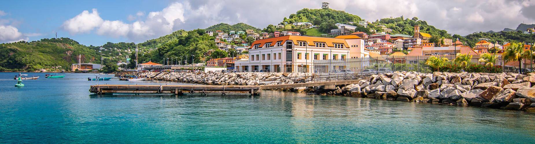 A panoramic view of Grenada