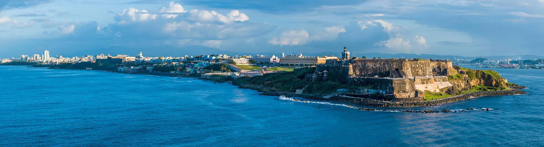 A panoramic view of Puerto Rico