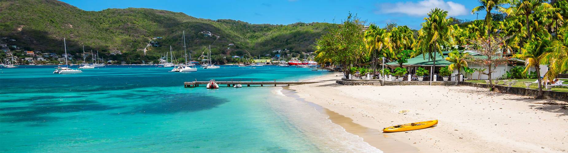 A beautiful beach in Bequia