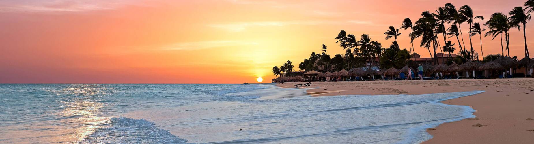 A panoramic view of Aruba