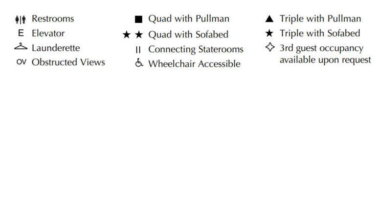 Insignia deck plan legend