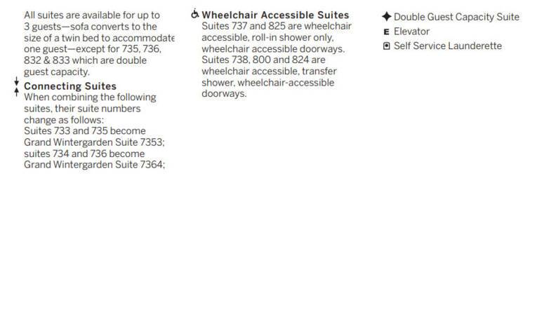 Seabourn Venture deck plan legend