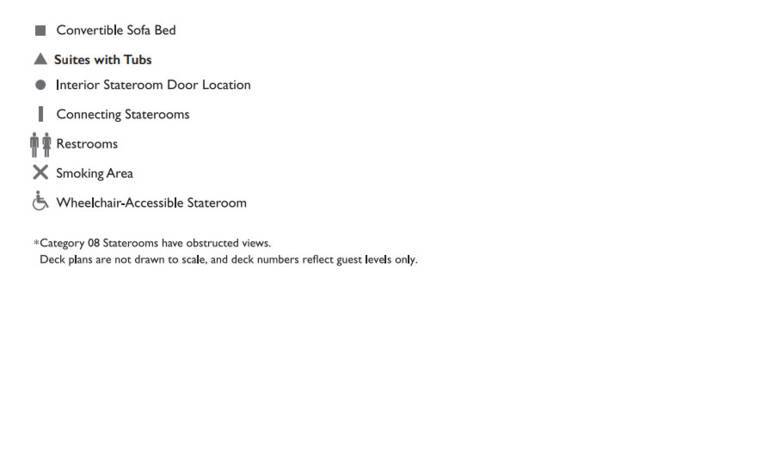 Azamara Quest deck plan legend