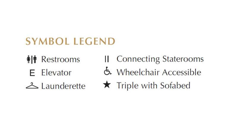 Allura deck plan legend