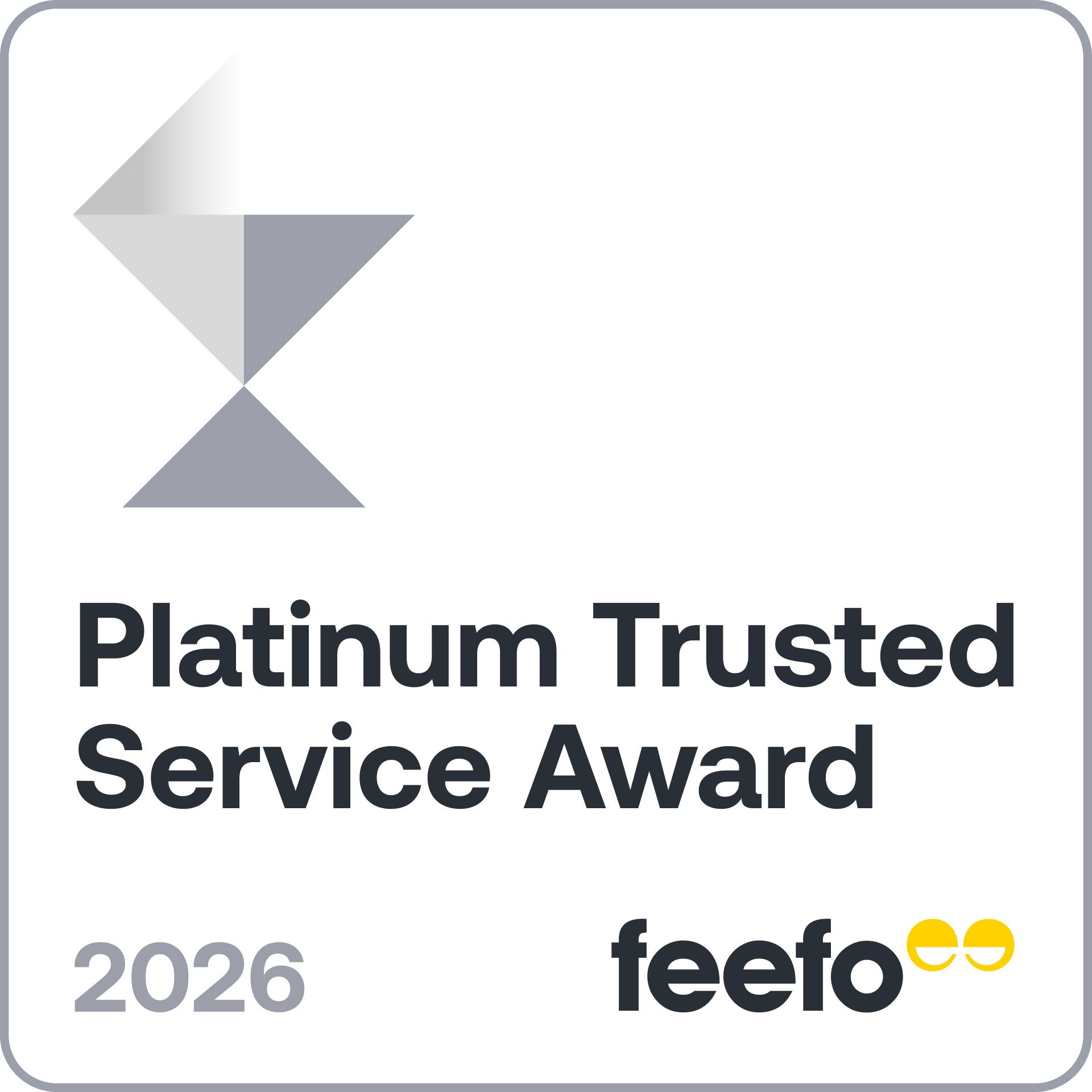 ROL Cruise Feefo Platinum Trusted Award 2026